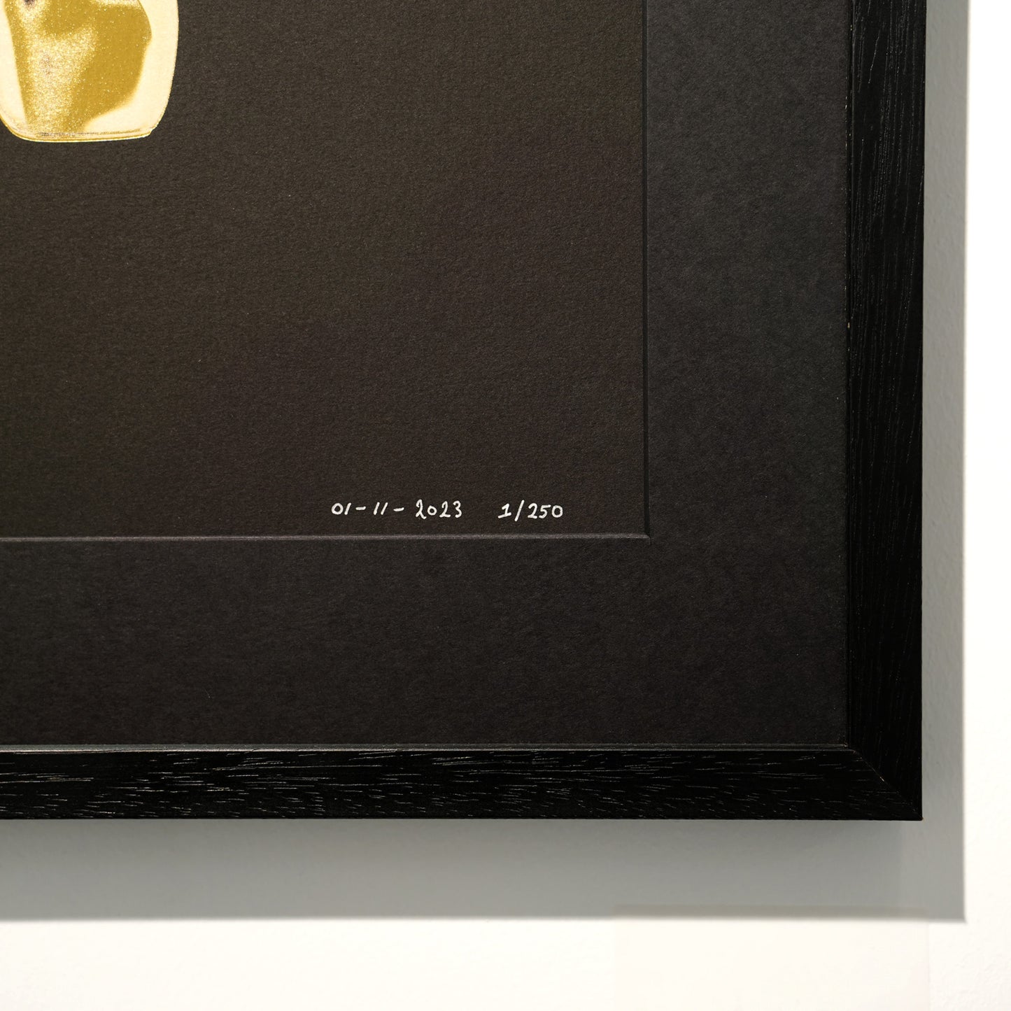 Bare Hug - The Foil Edition - Gold on Black - Fine Art Print
