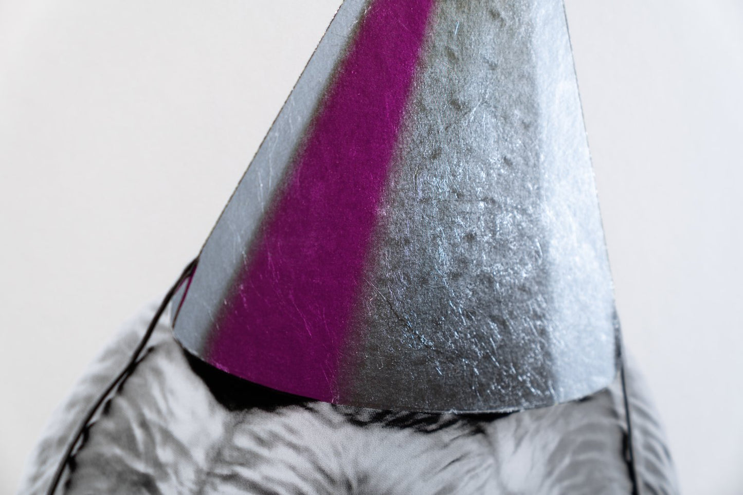 Big Bang (edition, black/silver leaf, pink), 2022