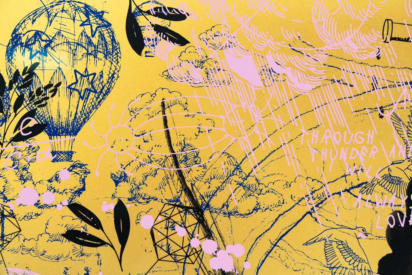 Cupid’s Kiss - Starry Night (gold, edition), 2022