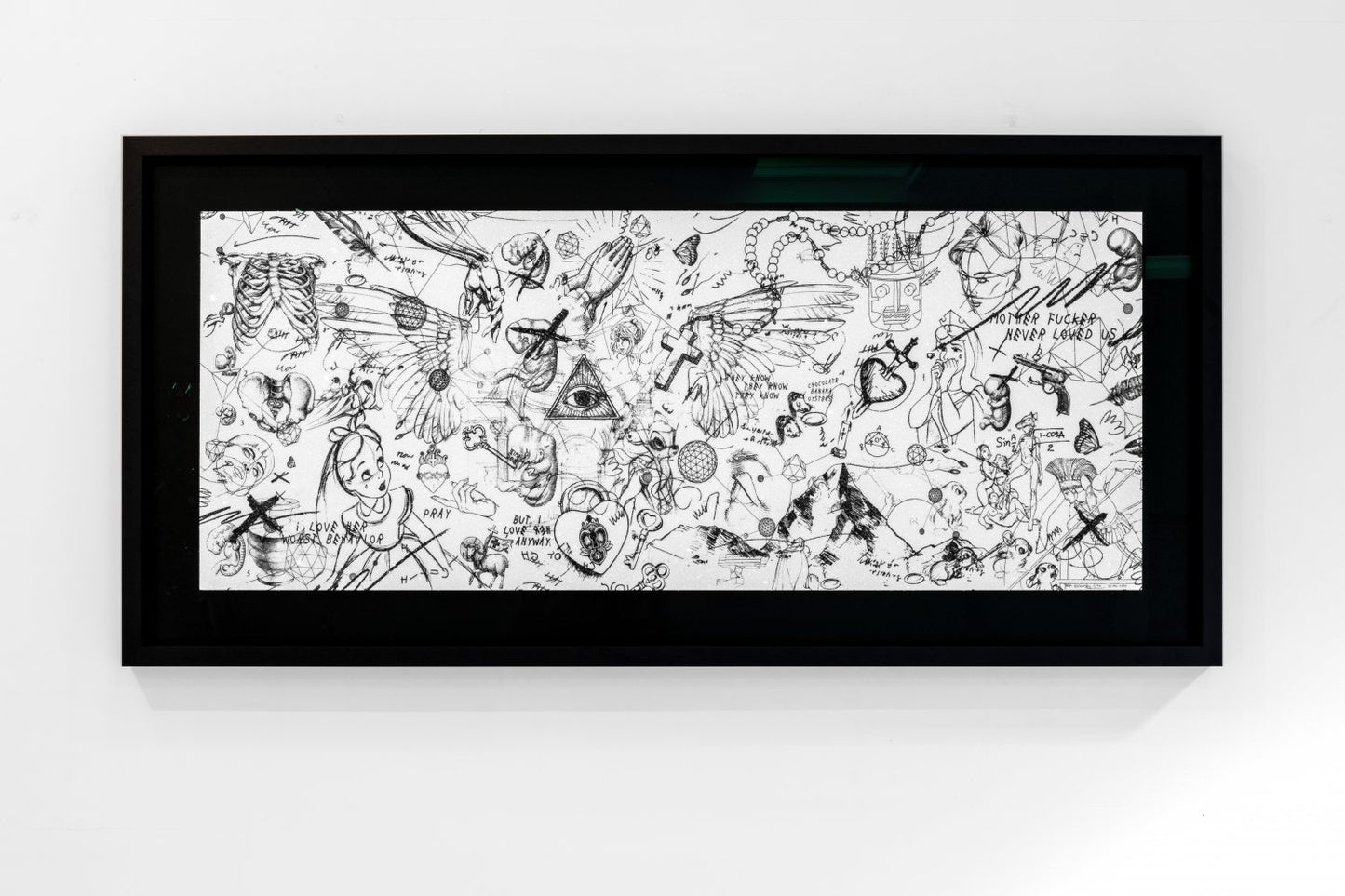 Guided by Angels (edition, white/black, diamond dust)