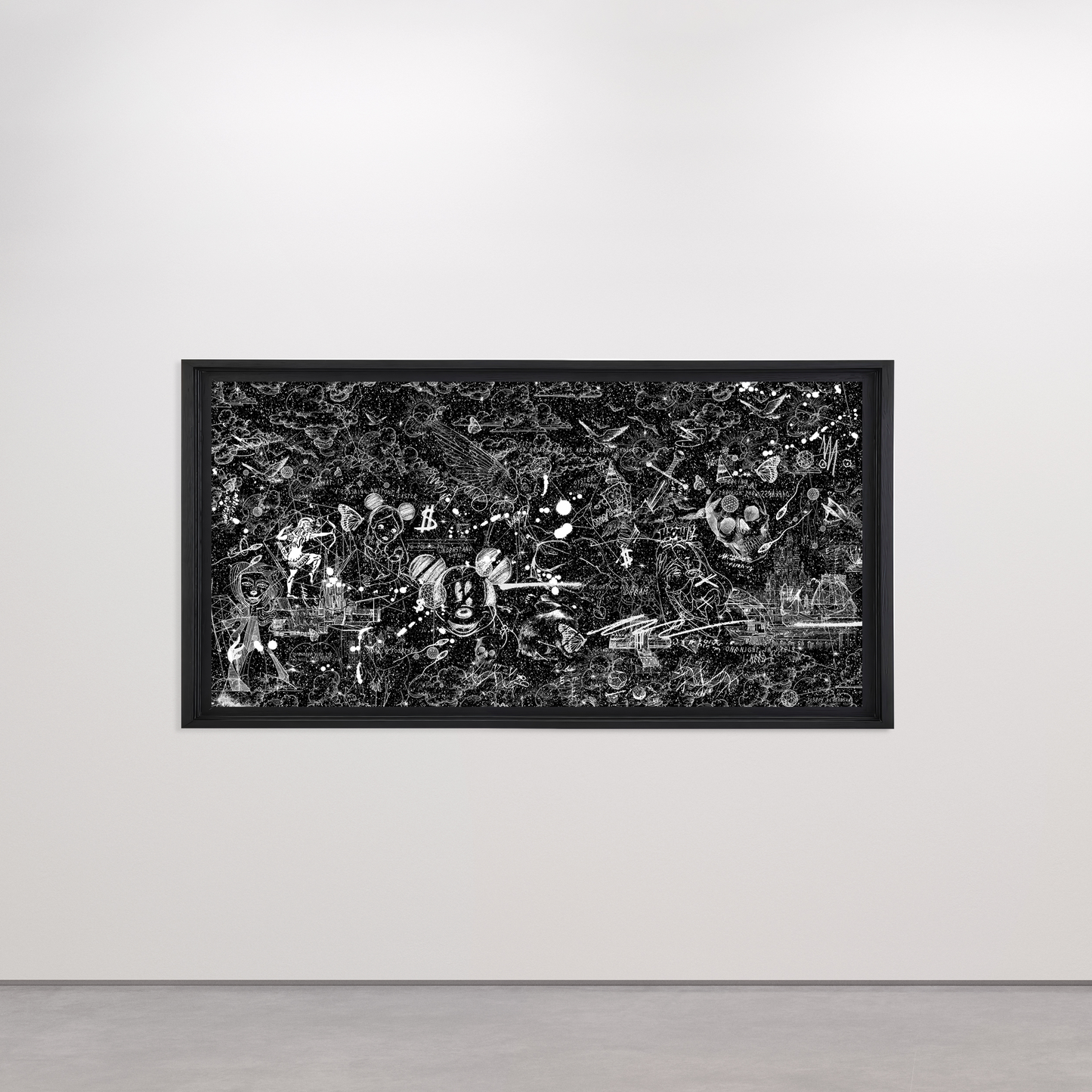 Over the Rainbow (black/white, diamond dust)