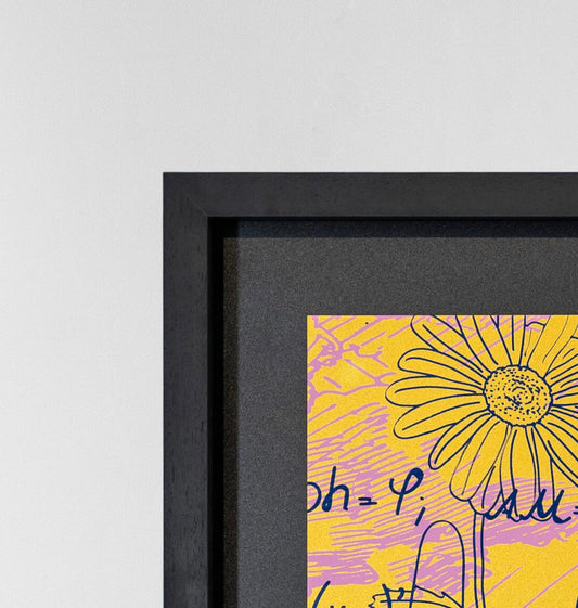 Block Frame - Poster - Black