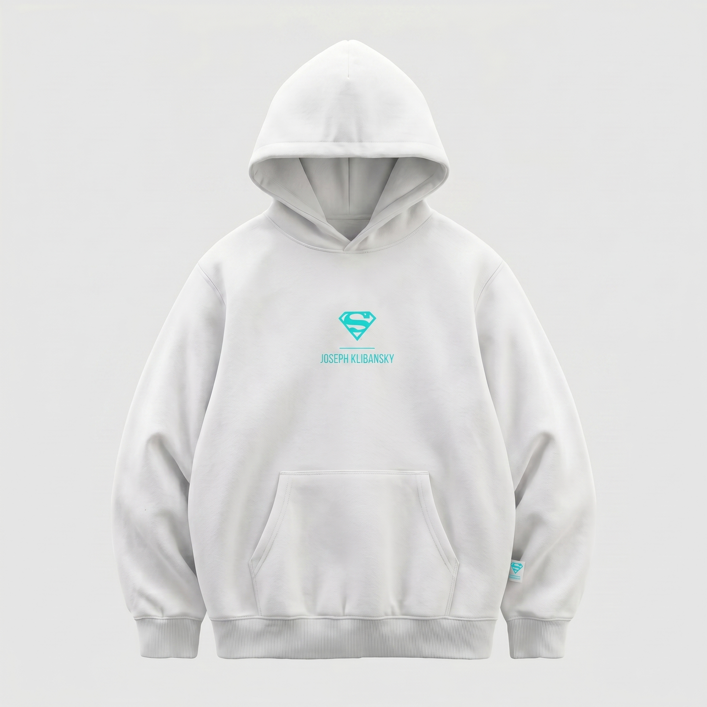 Lockup Logo (Superman x Joseph Klibansky) Hoodie White