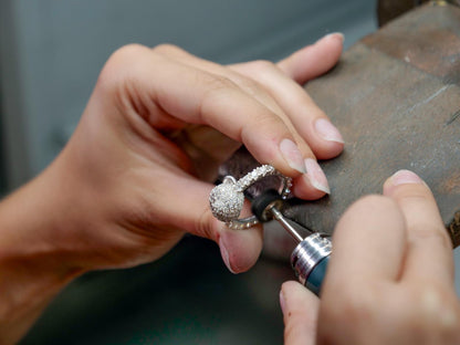Bare Hug - Ring, Diamonds, Pavé