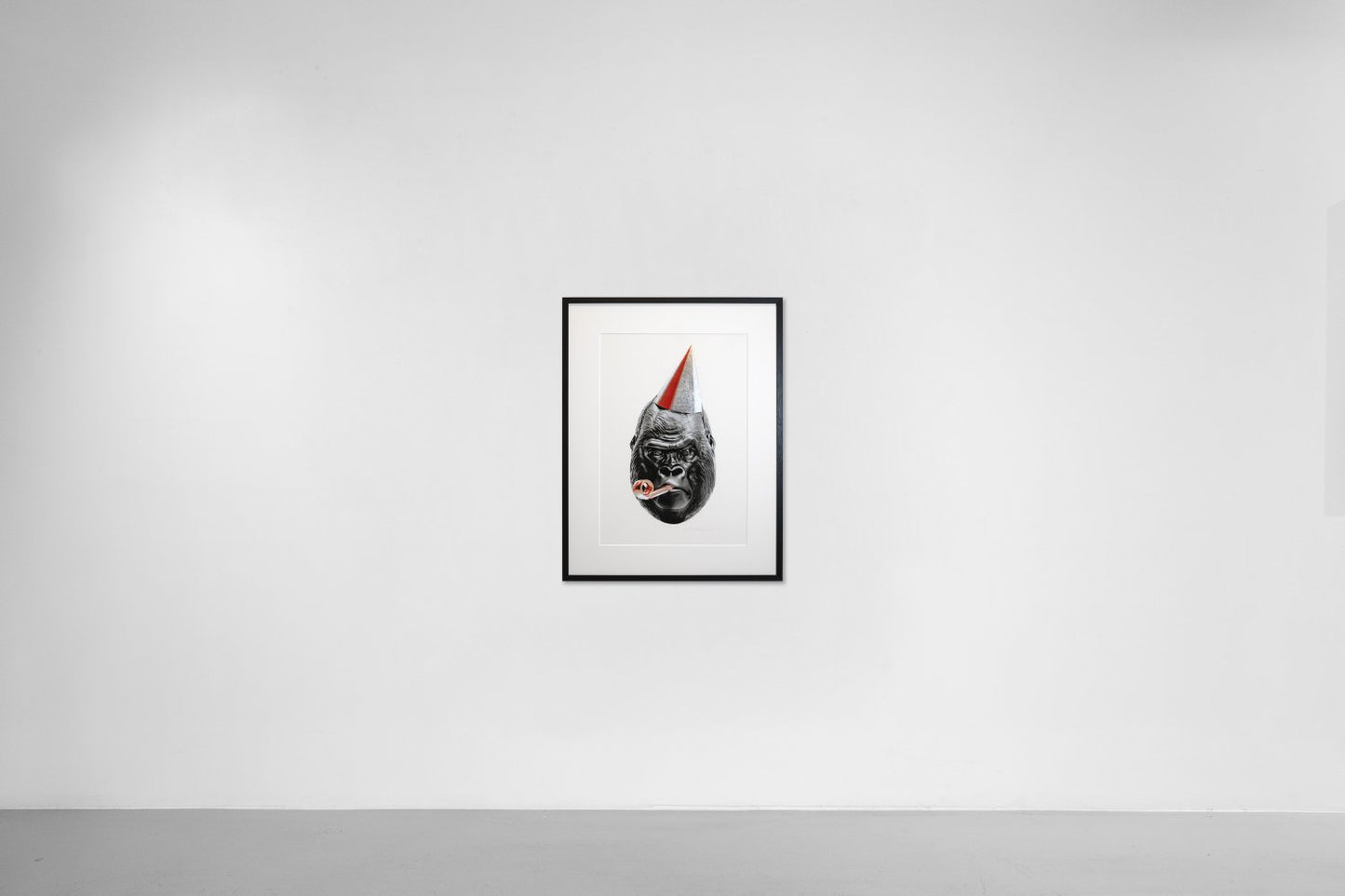 Big Bang (edition, black/silver leaf, red), 2022
