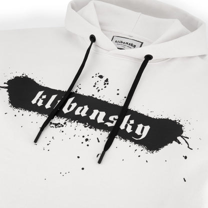 Limited Edition Hoodie – Black Butterfly – White