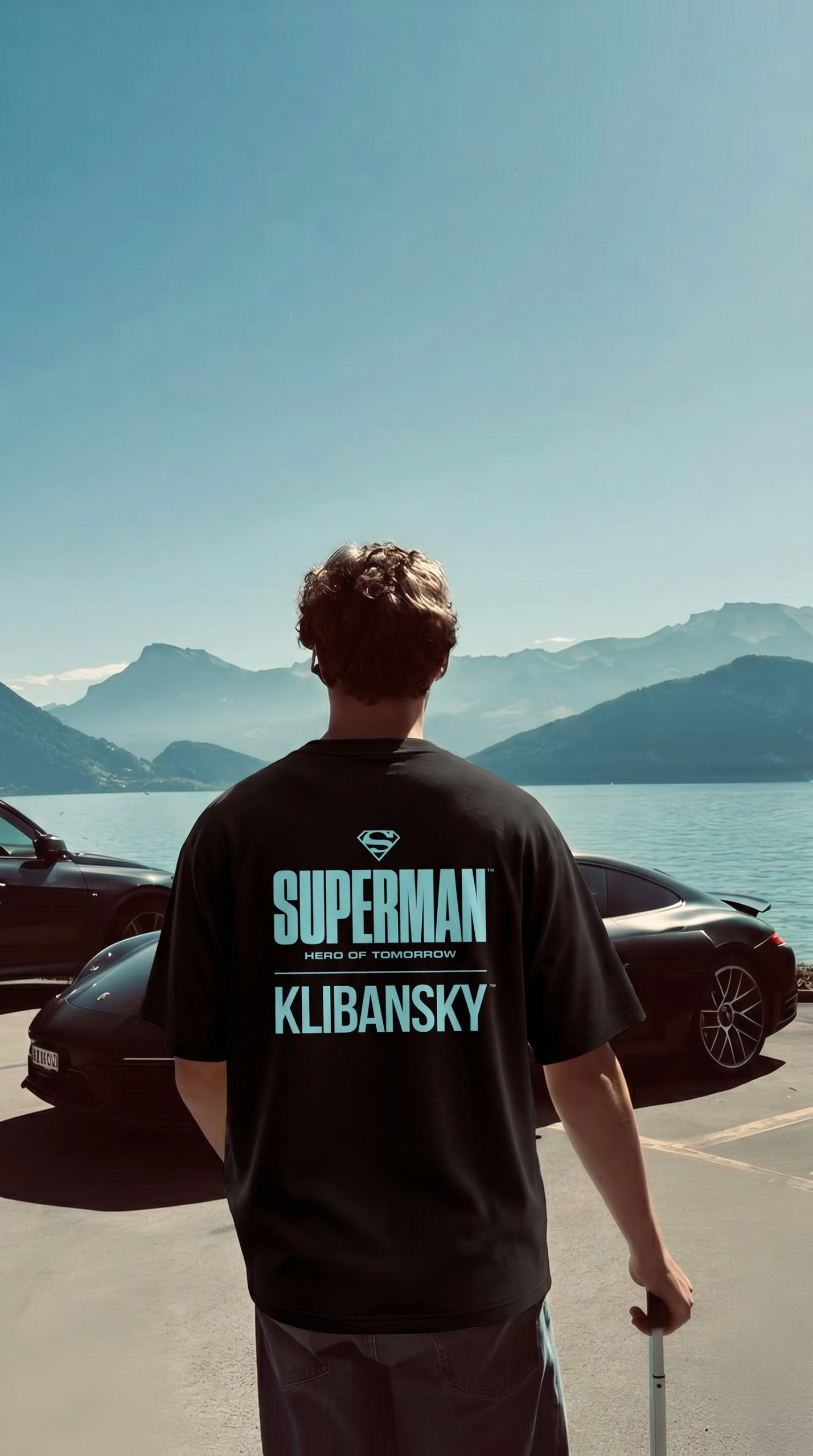 Superman Hero of Tomorrow (Superman x Joseph Klibansky) T-Shirt Black