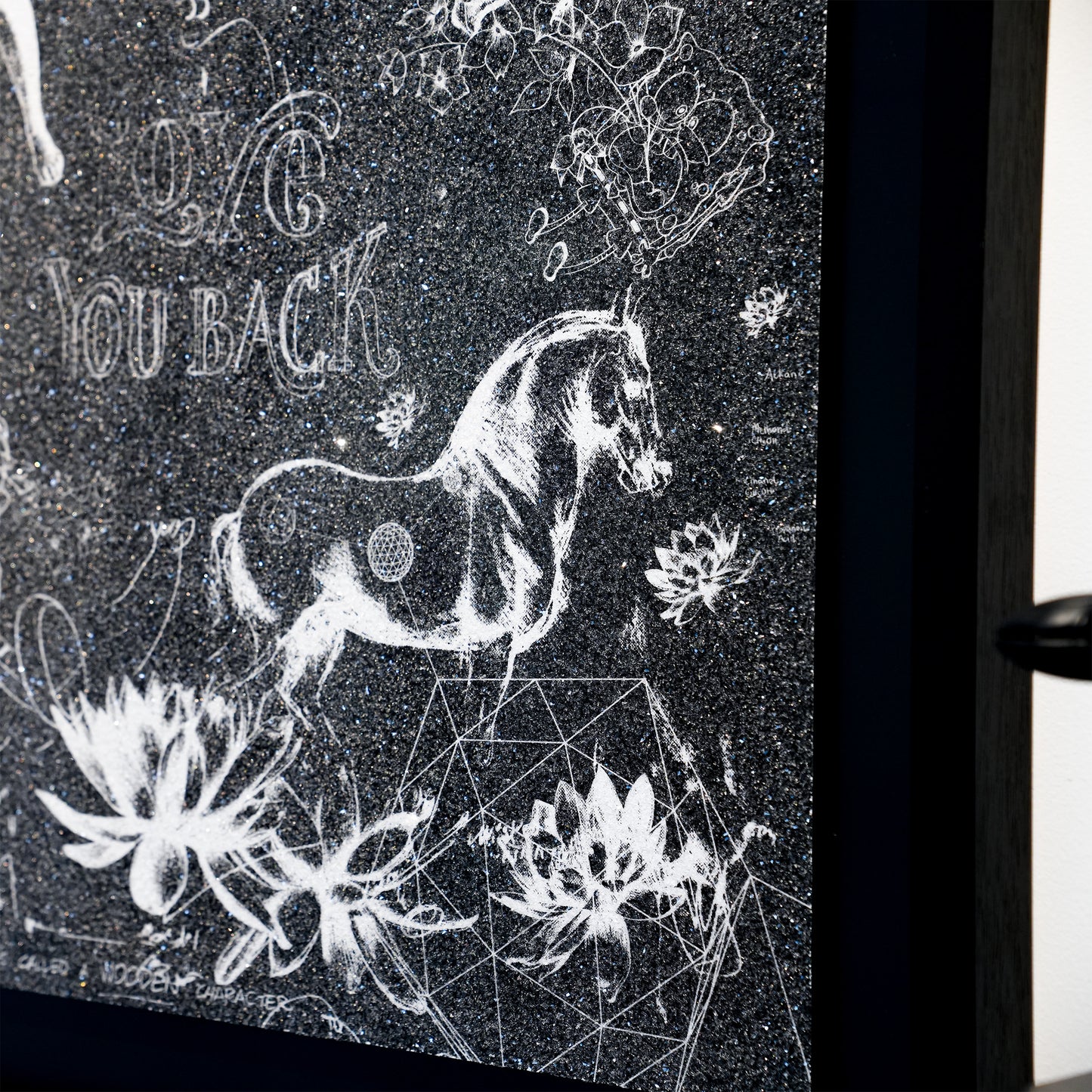 Love You Back (black/white, diamond dust)