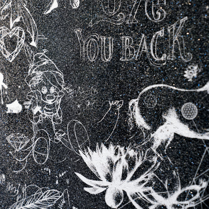 Love You Back (black/white, diamond dust)