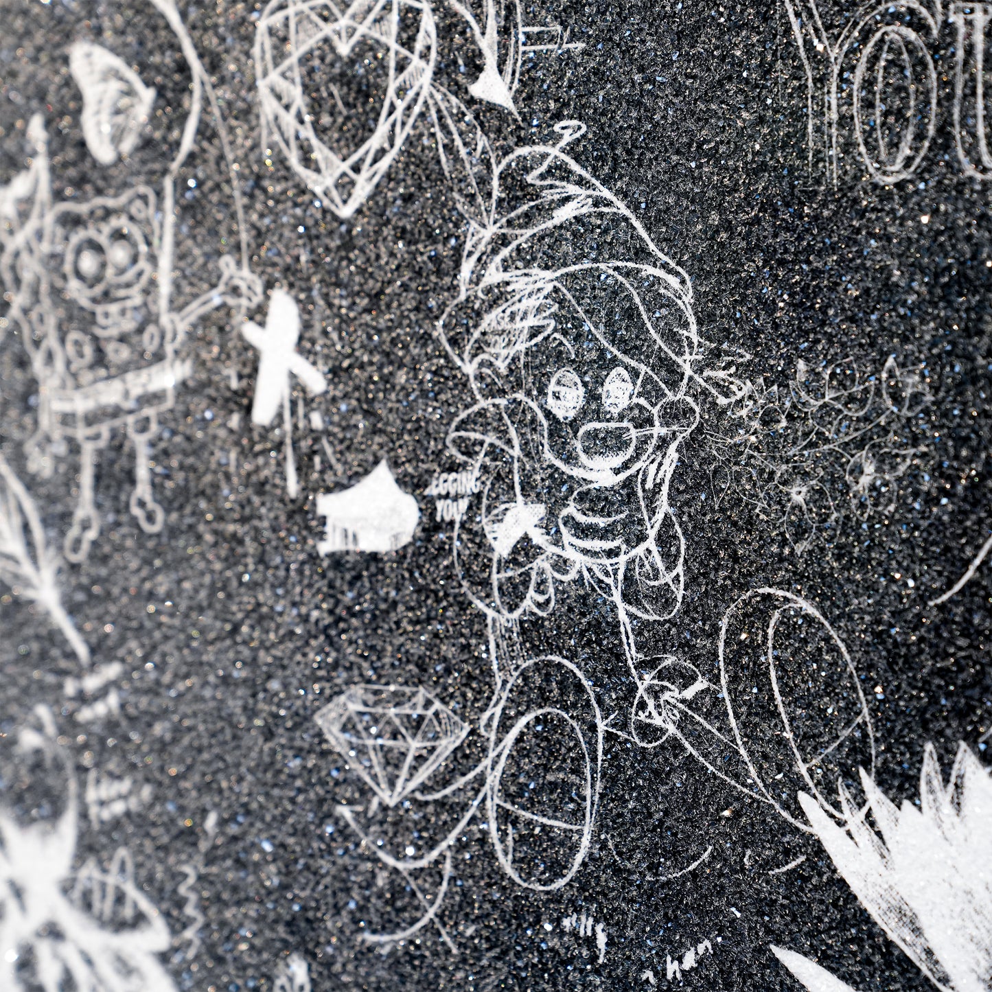 Love You Back (black/white, diamond dust)