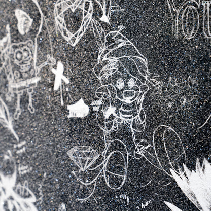 Love You Back (black/white, diamond dust)