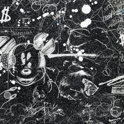 Over the Rainbow (black/white, diamond dust)