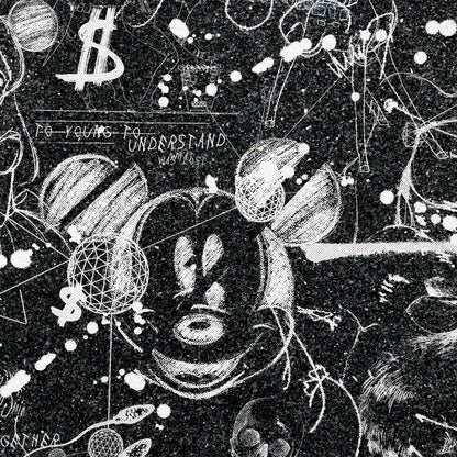 Over the Rainbow (black/white, diamond dust)