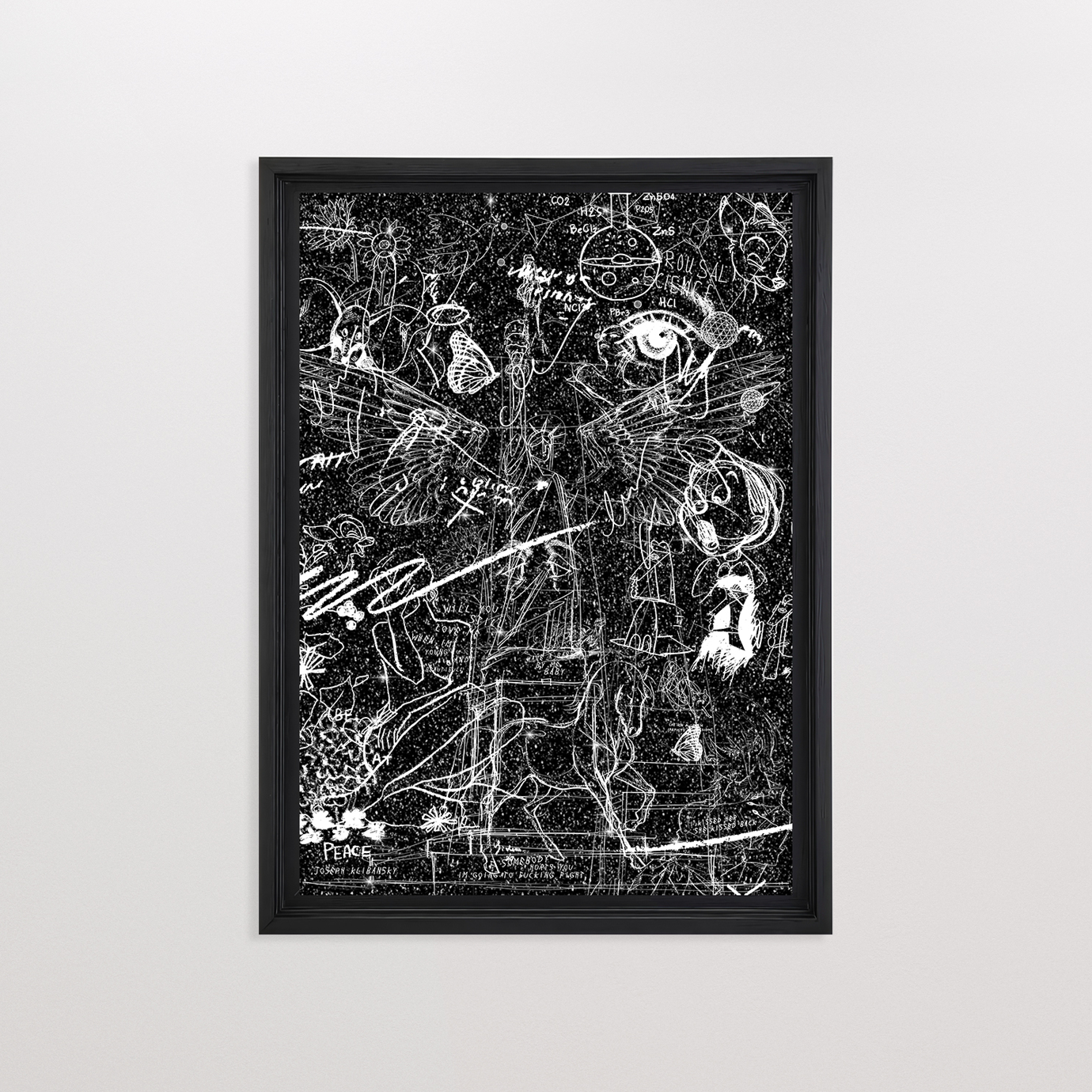 Fall For Me (black/white, diamond dust)