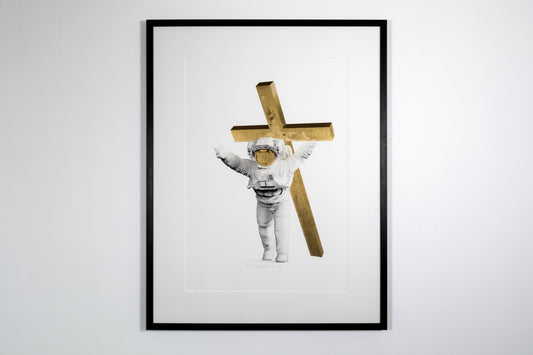 Leap of Faith (edition, gold leaf), 2019