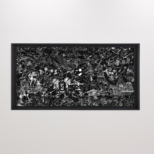 Over the Rainbow (black/white, diamond dust)