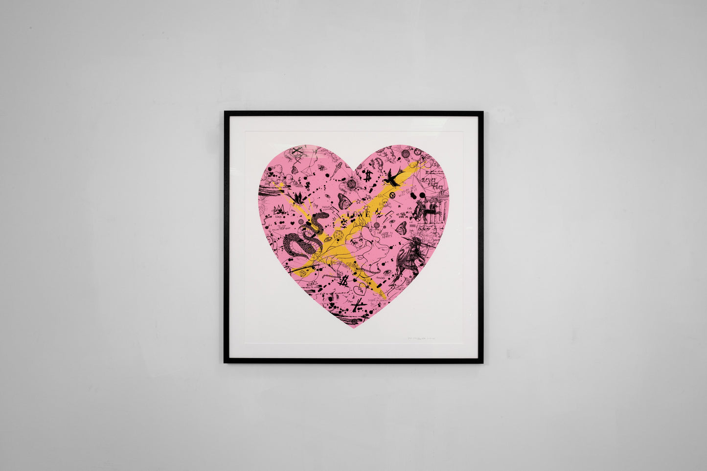 She Came To Break Hearts (edition, pink/black, gold splash), 2020