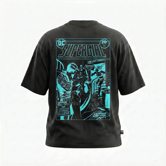 Supergirl Kiss (Superman x Joseph Klibansky) T-Shirt Black