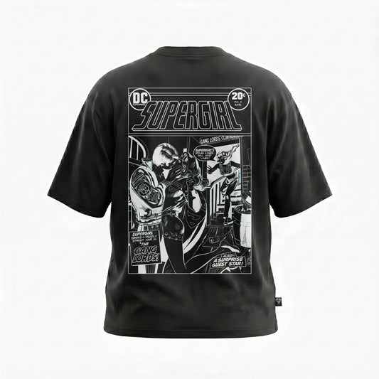 Supergirl Kiss (Superman x Joseph Klibansky) T-Shirt Black