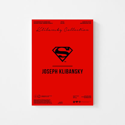 Lockup Logo Red (Superman x Joseph Klibansky) hand-signed art poster (no frame)