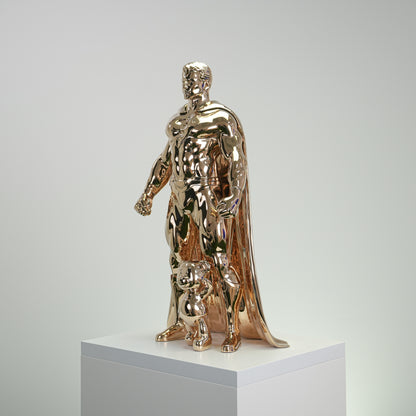 Guardian of Hope - Full polished bronze