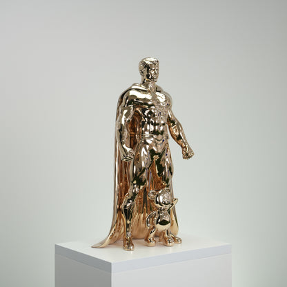 Guardian of Hope - Full polished bronze