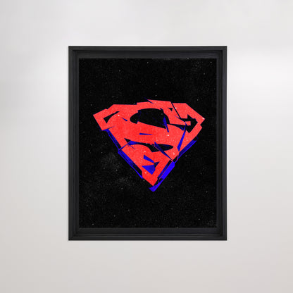 Still Unbroken (Superman x Joseph Klibansky) Diamond Dust Fine Art Print
