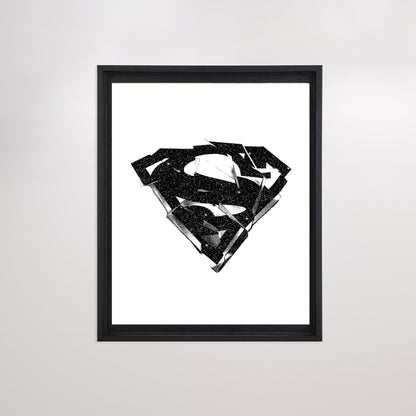 Still Unbroken (Superman x Joseph Klibansky) Diamond Dust Fine Art Print