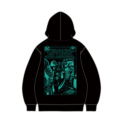Supergirl Kiss (Superman x Joseph Klibansky) Hoodie Black