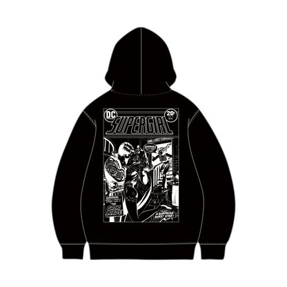 Supergirl Kiss (Superman x Joseph Klibansky) Hoodie Black