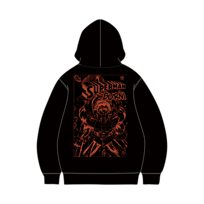 Superman Burn (Superman x Joseph Klibansky) Hoodie Black
