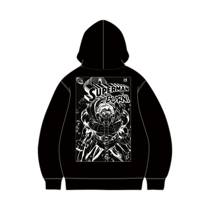Superman Burn (Superman x Joseph Klibansky) Hoodie Black