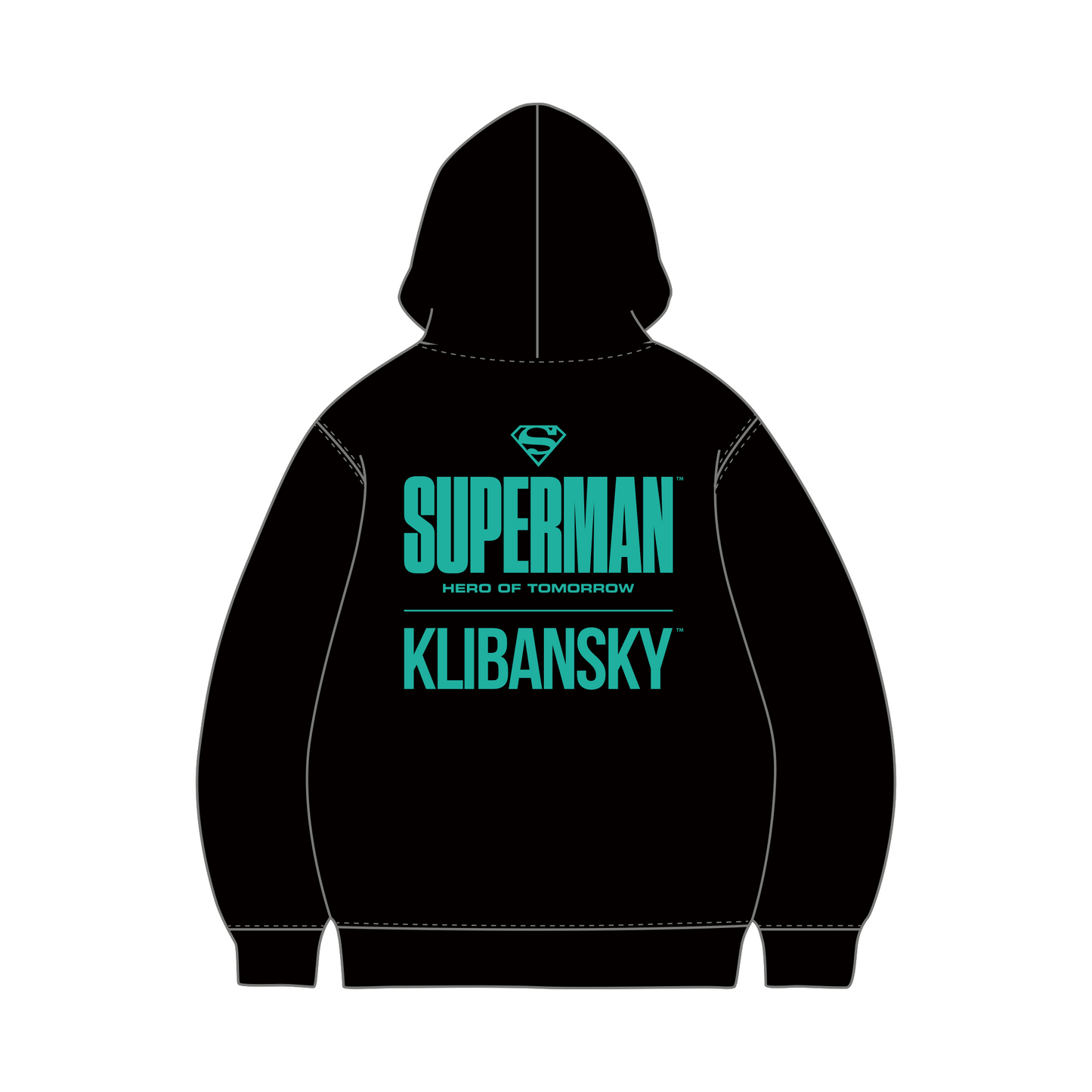 Superman Hero of Tomorrow (Superman x Joseph Klibansky) Hoodie Black