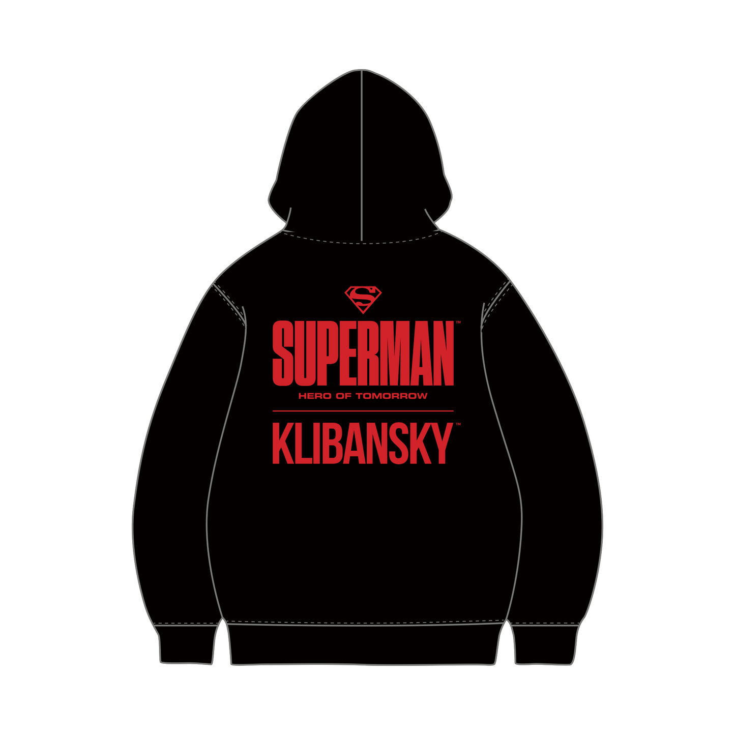 Superman Hero of Tomorrow (Superman x Joseph Klibansky) Hoodie Black