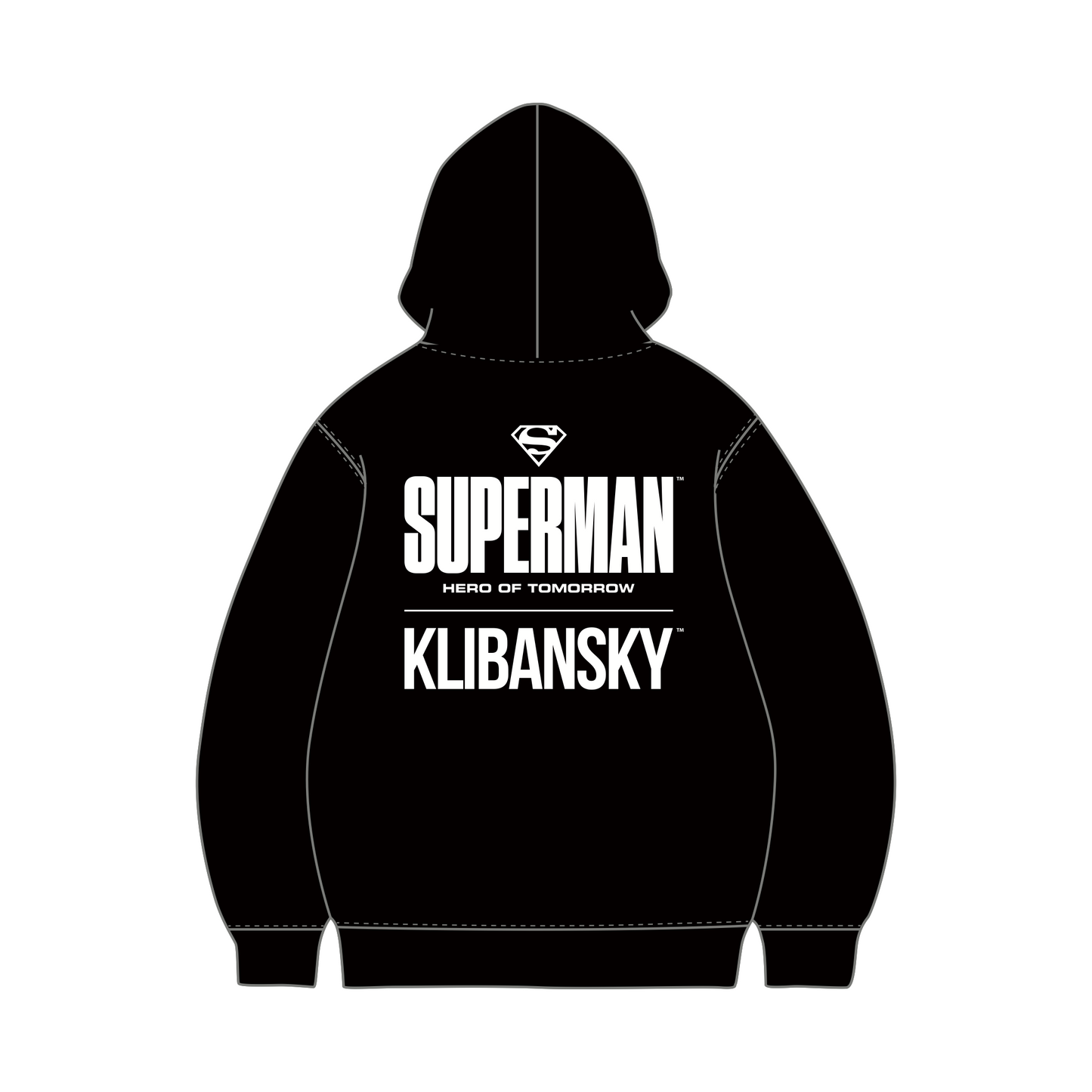 Superman Hero of Tomorrow (Superman x Joseph Klibansky) Hoodie Black