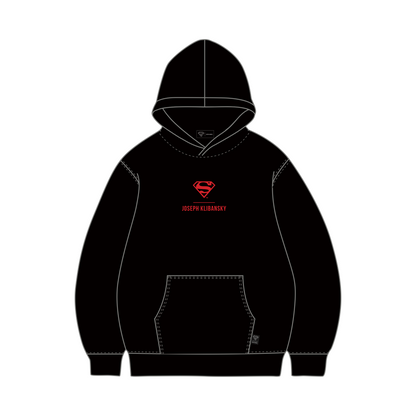 Supergirl Kiss (Superman x Joseph Klibansky) Hoodie Black