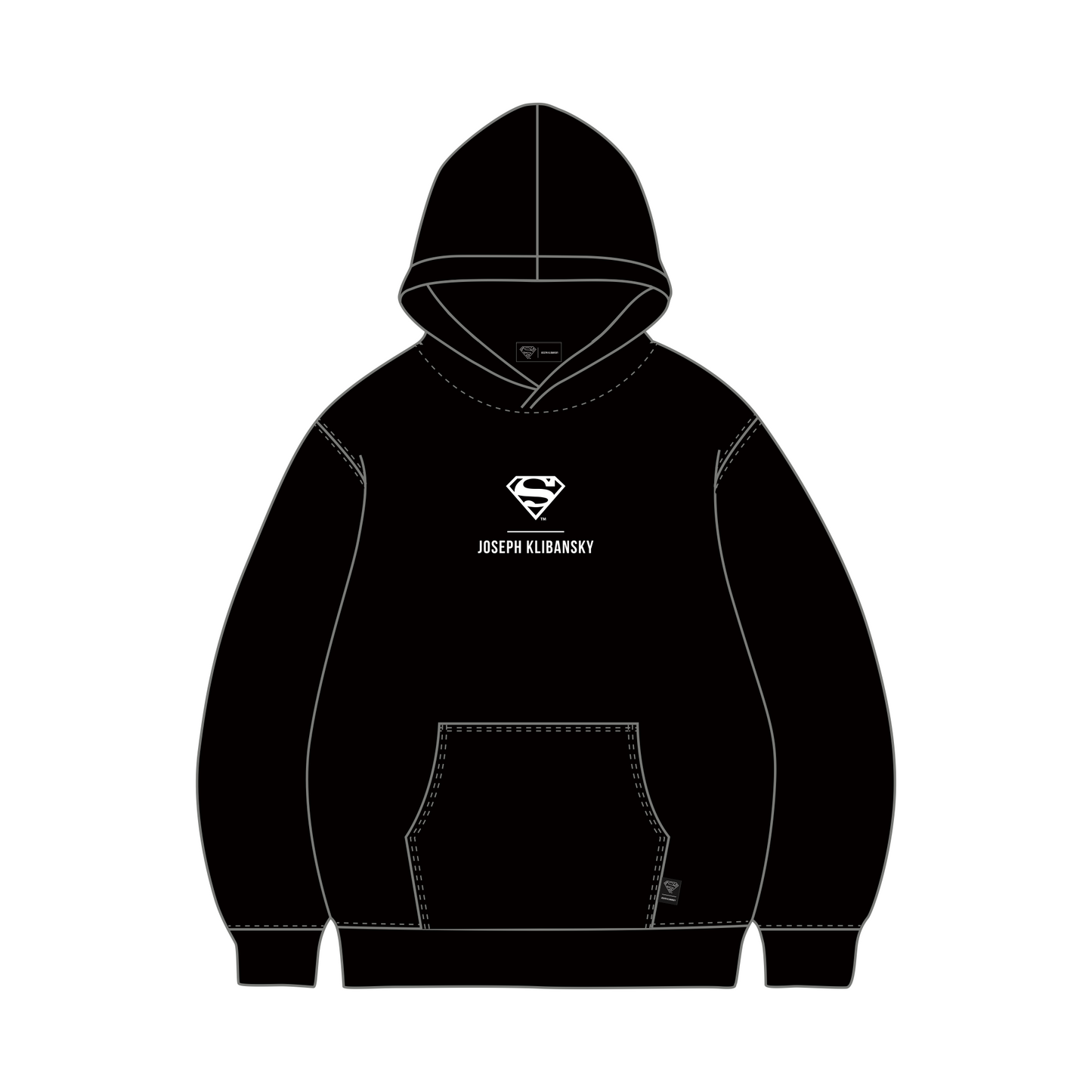 Superman Hero of Tomorrow (Superman x Joseph Klibansky) Hoodie Black