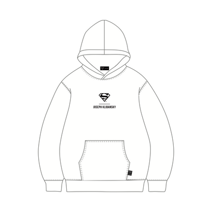 Lockup Logo (Superman x Joseph Klibansky) Hoodie White