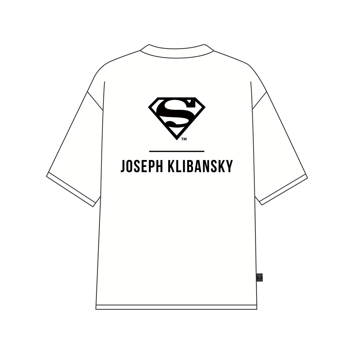 Lockup Logo (Superman x Joseph Klibansky) T-Shirt White