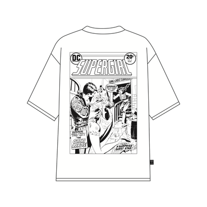 Supergirl Kiss (Superman x Joseph Klibansky) T-Shirt White