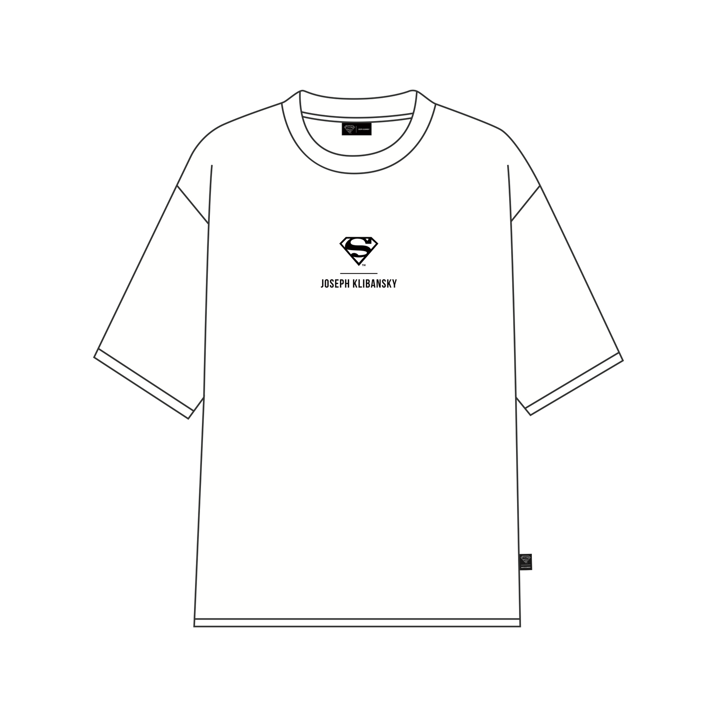 Superman Burn (Superman x Joseph Klibansky) T-Shirt White