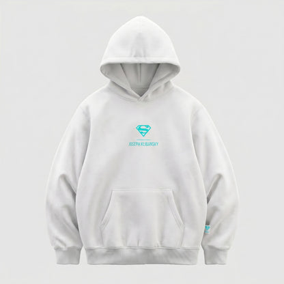 Supergirl Kiss (Superman x Joseph Klibansky) Hoodie White