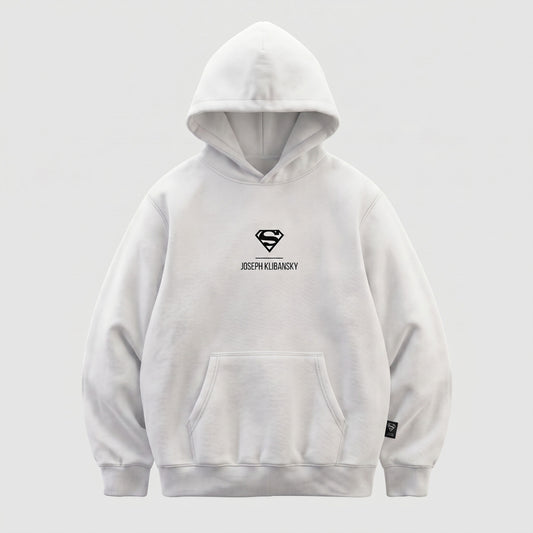 Supergirl Kiss (Superman x Joseph Klibansky) Hoodie White