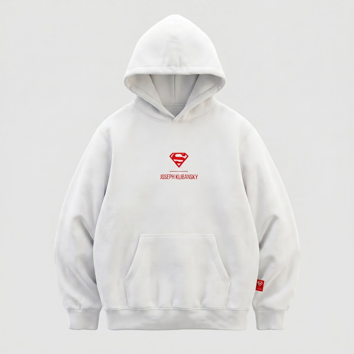 Supergirl Kiss (Superman x Joseph Klibansky) Hoodie White