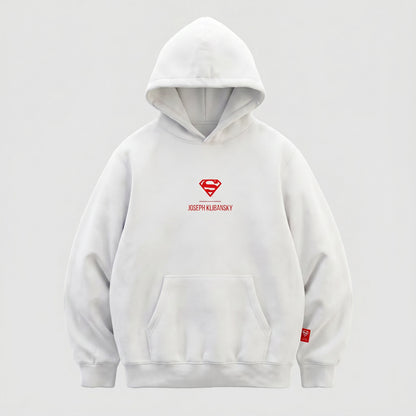 Supergirl Kiss (Superman x Joseph Klibansky) Hoodie White