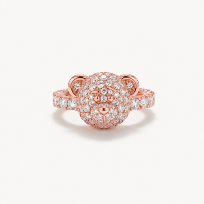 Bare Hug - Ring, Diamonds, Paved