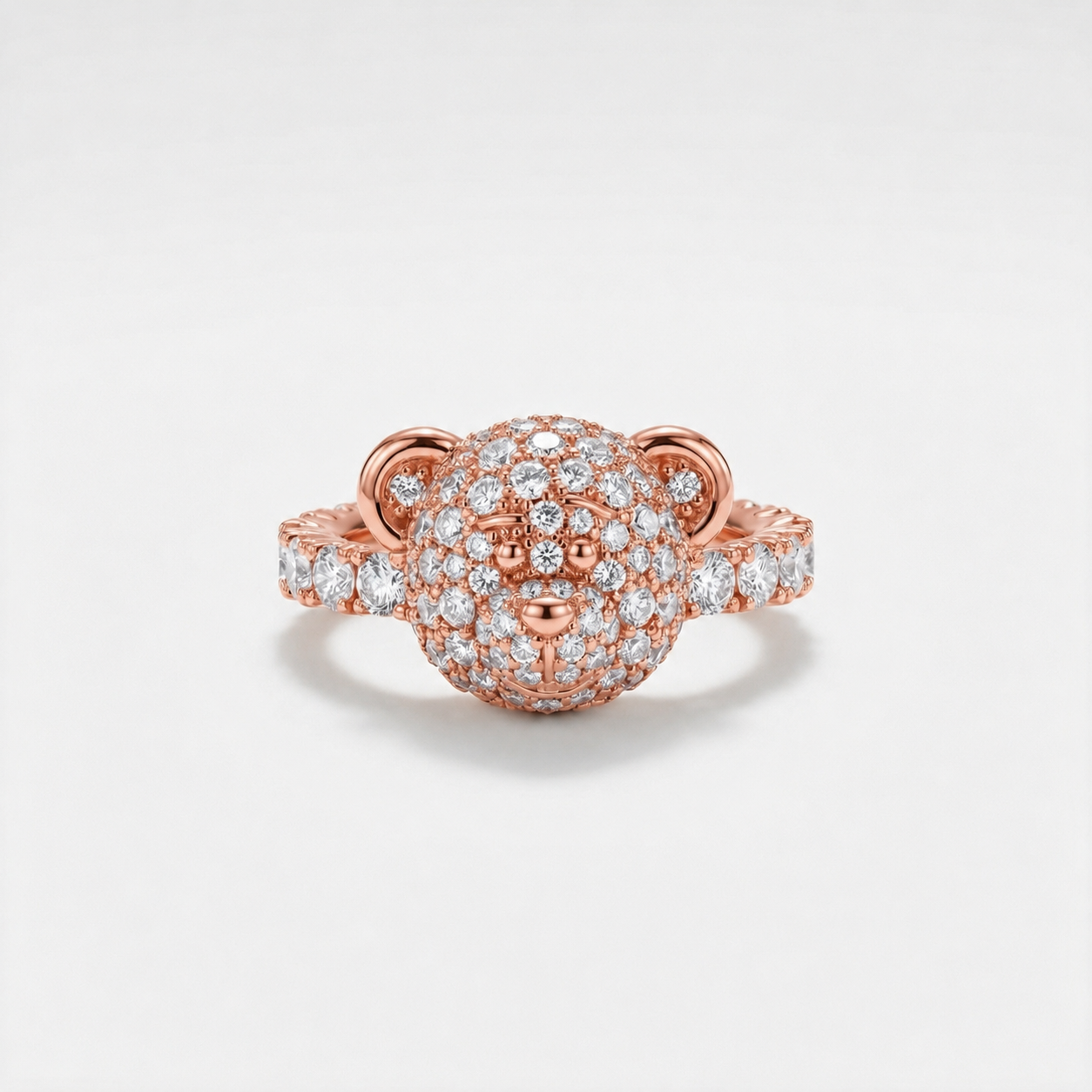Bare Hug - Ring, Diamonds, Paved