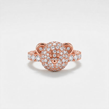 Bare Hug - Ring, Diamonds, Paved