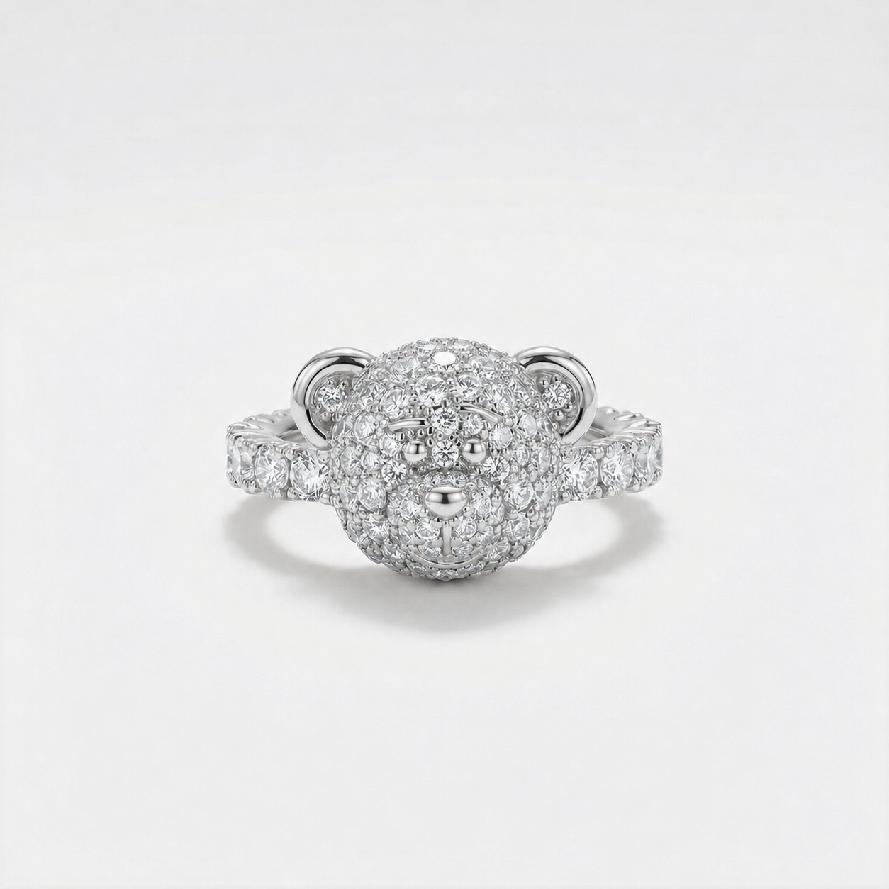 Bare Hug - Ring, Diamonds, Paved