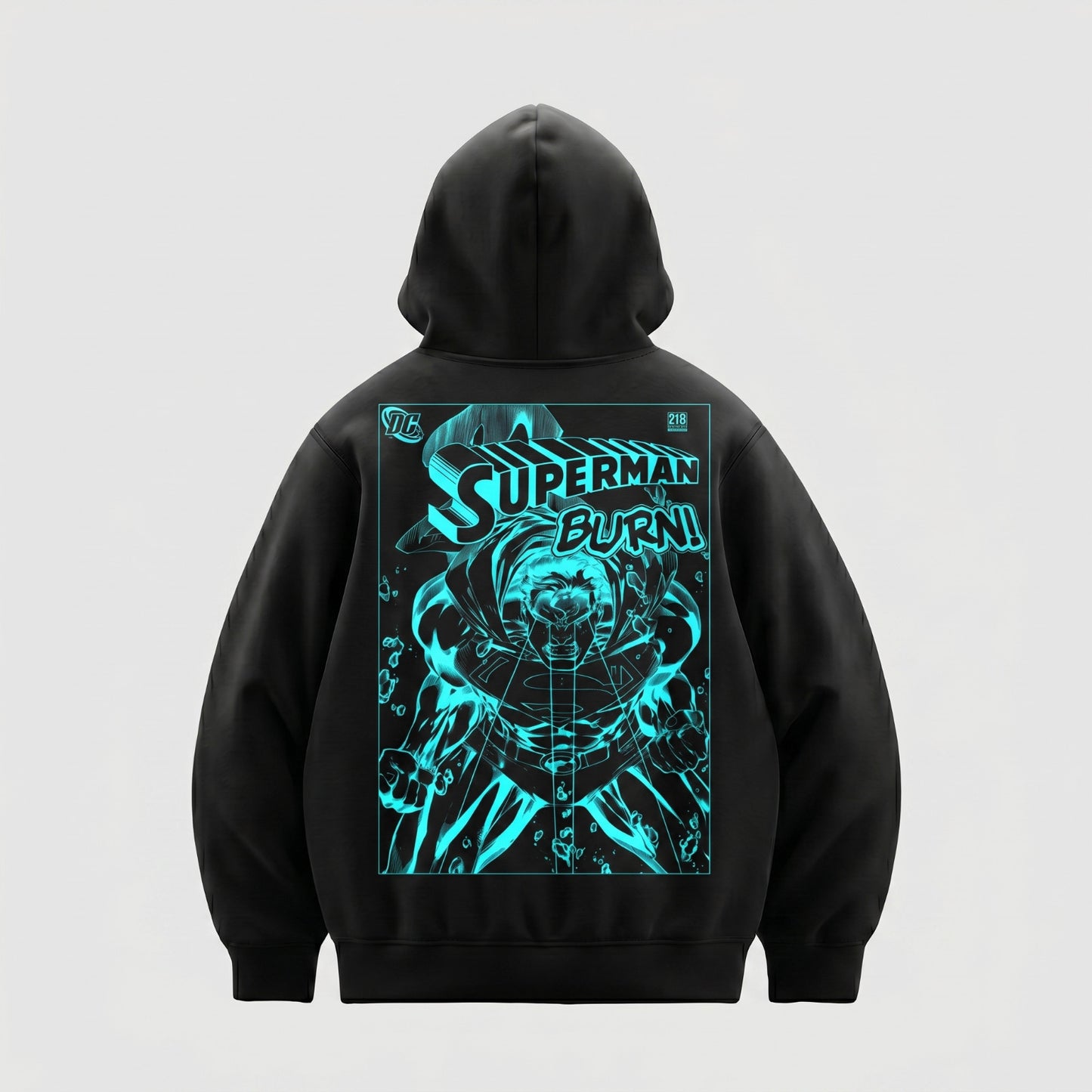 Superman Burn (Superman x Joseph Klibansky) Hoodie Black